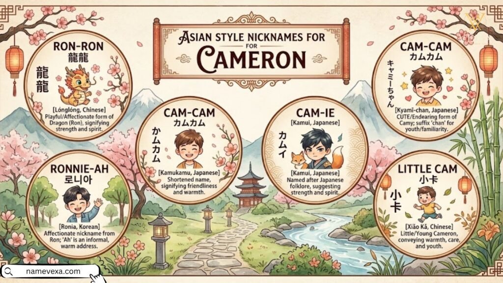 Asian Style Nicknames for Cameron