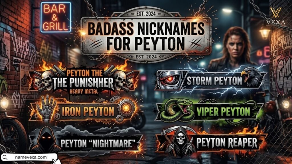 Badass Nicknames for Peyton