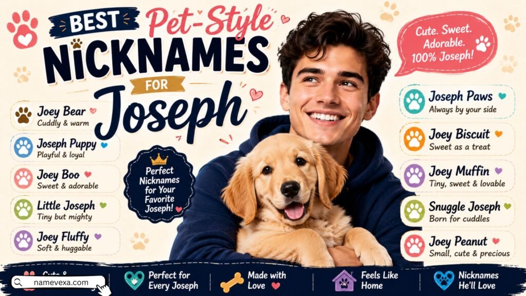 Best Pet-Style Nicknames for Joseph