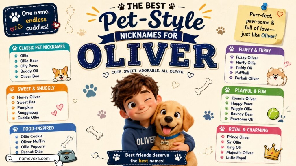 Best Pet-Style Nicknames for Oliver
