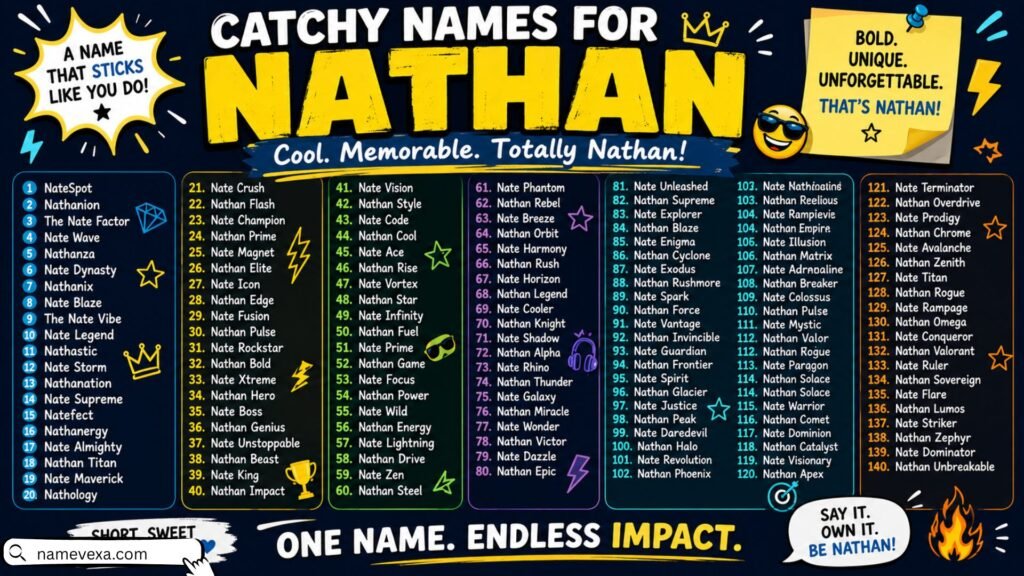 Catchy Names for Nathan