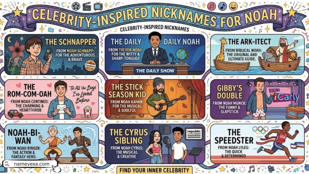 Celebrity-Inspired Nicknames for Noah