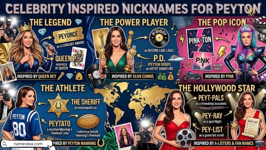 Celebrity Inspired Nicknames for Peyton