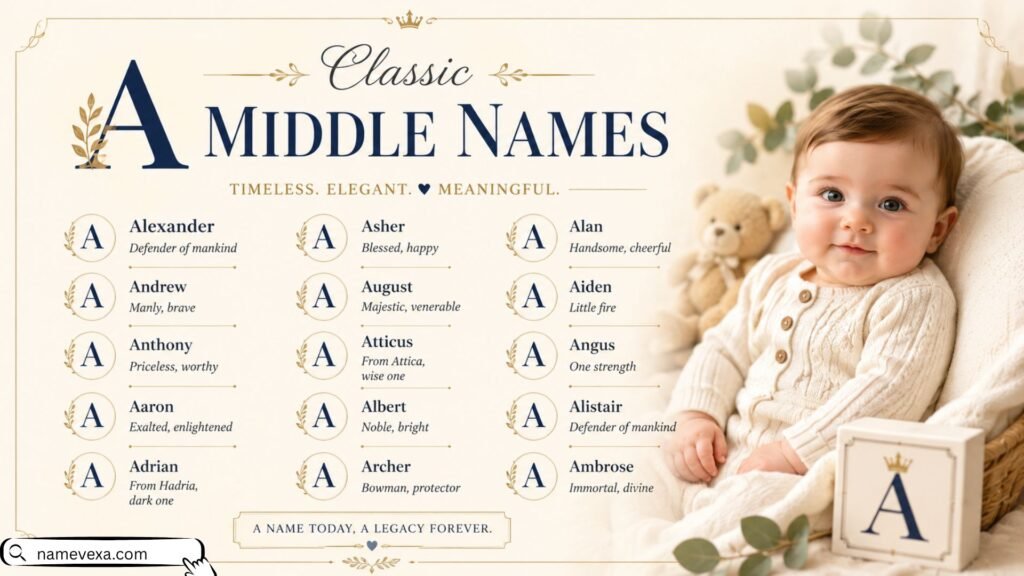 Classic A Middle Names