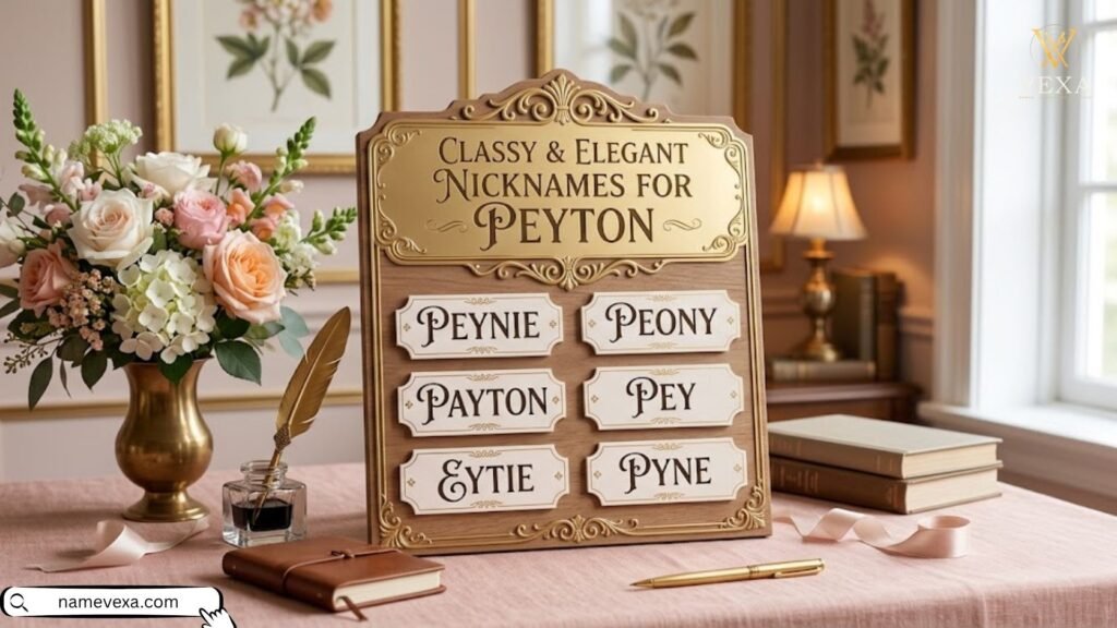 Classy & Elegant Nicknames for Peyton