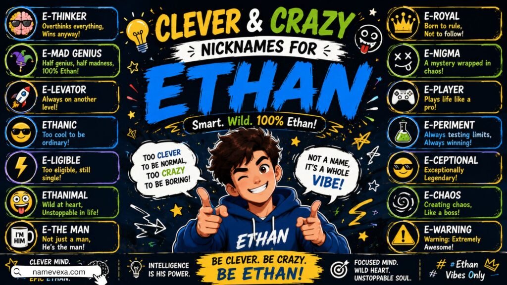 Clever & Crazy Nicknames for Ethan