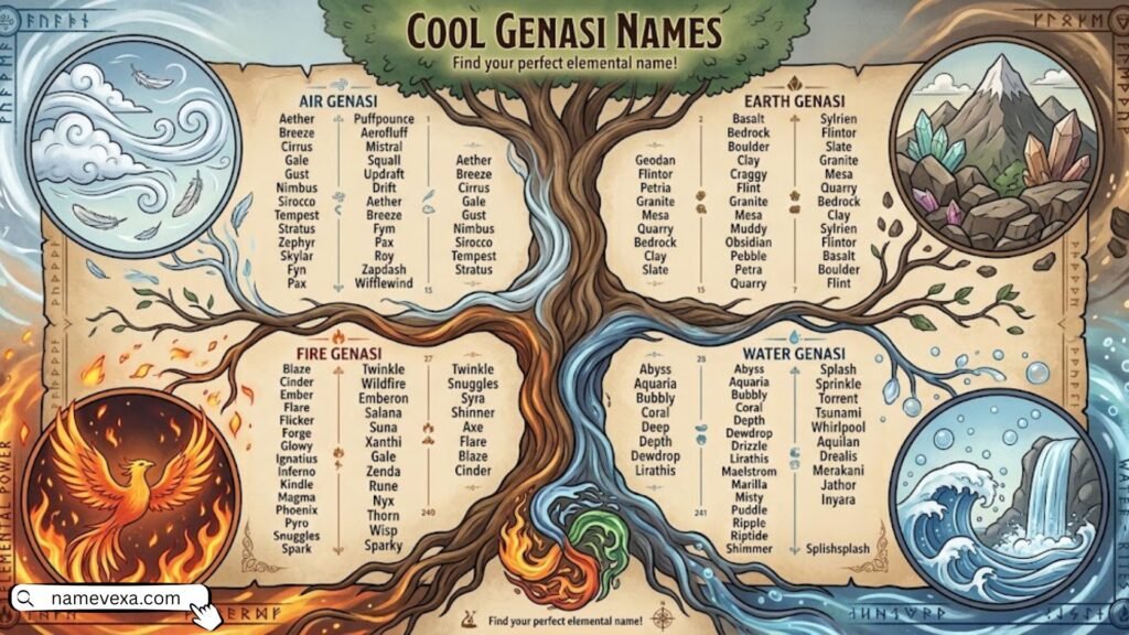 Cool Genasi Names