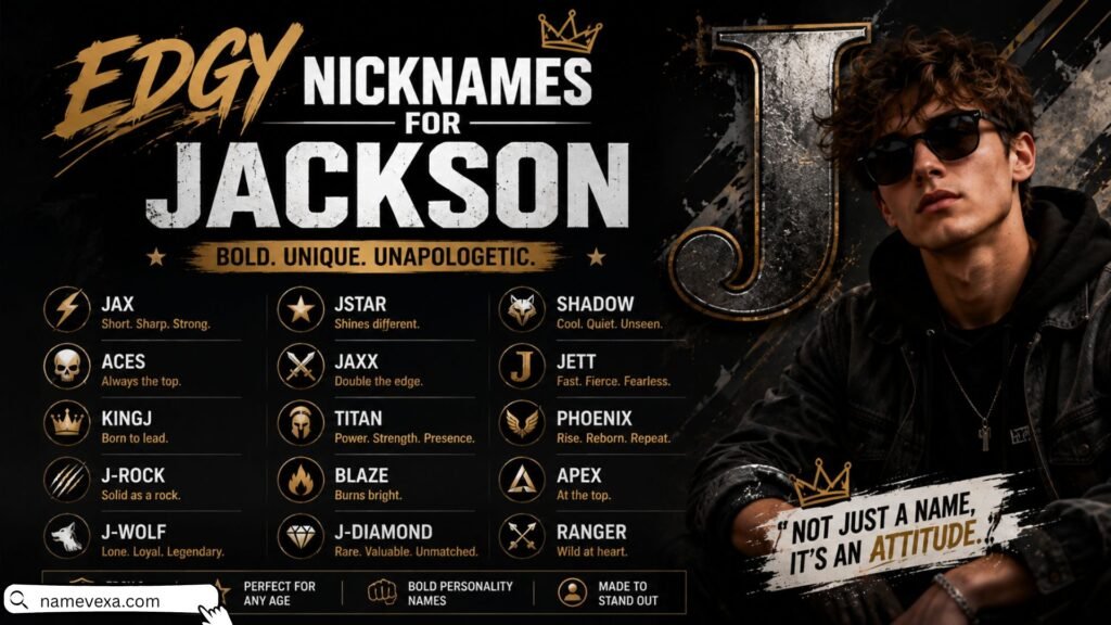 Edgy Nicknames for Jackson