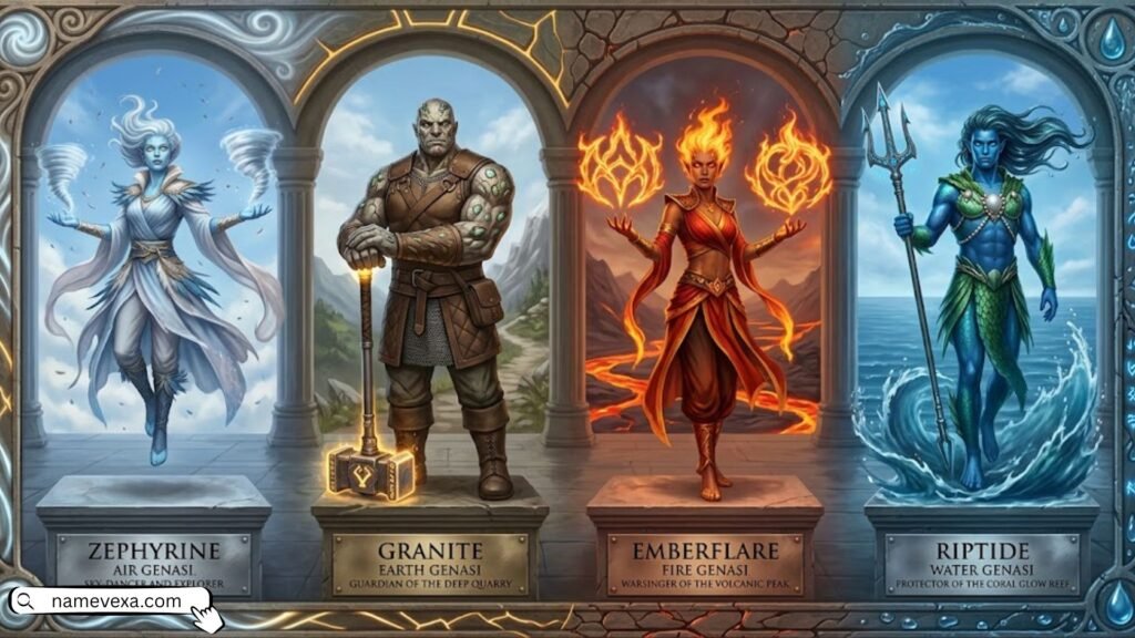 Famous Genasi Names