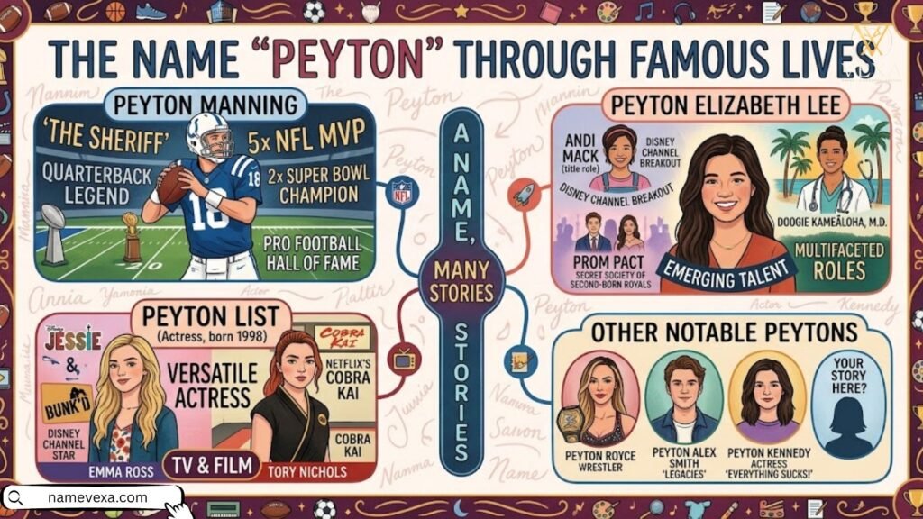 Famous People Using That Name like Peyton