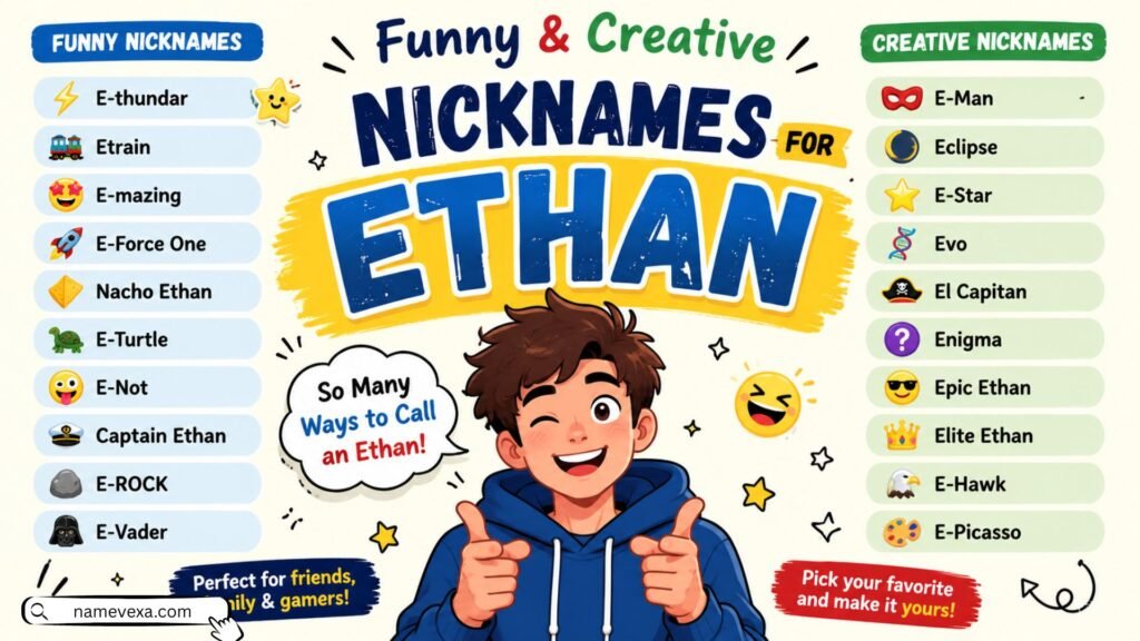 Funny & Creative Nicknames for Ethan