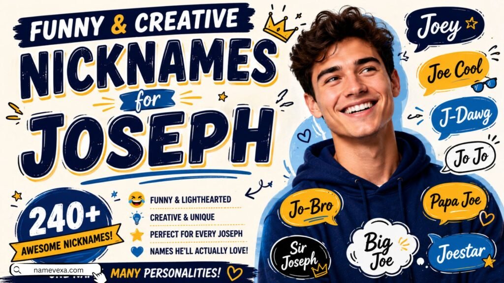 Funny & Creative Nicknames for Joseph