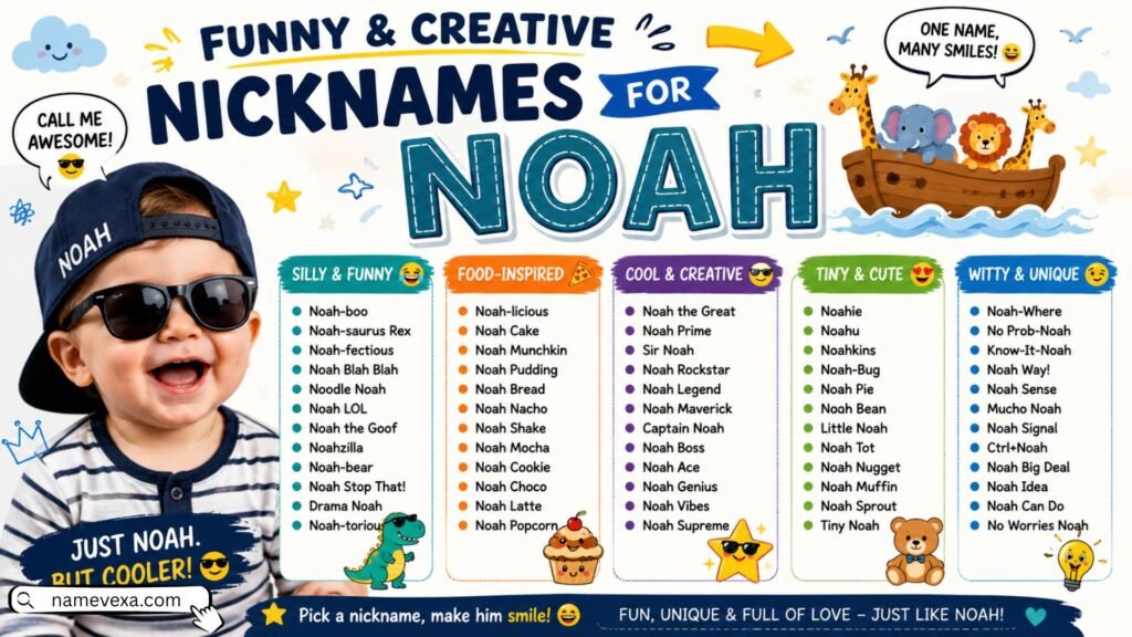 Funny & Creative Nicknames for Noah