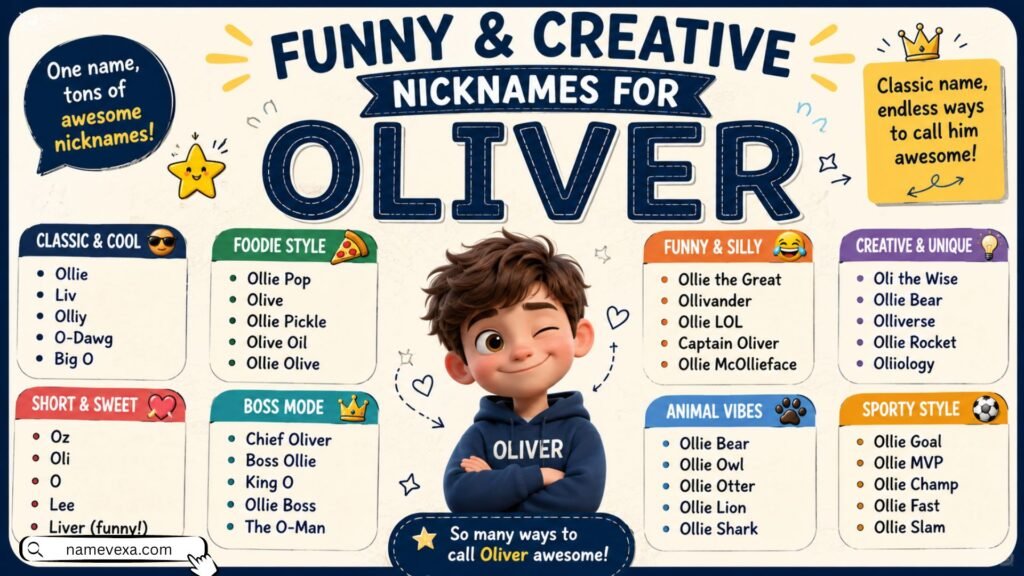 Funny & Creative Nicknames for Oliver