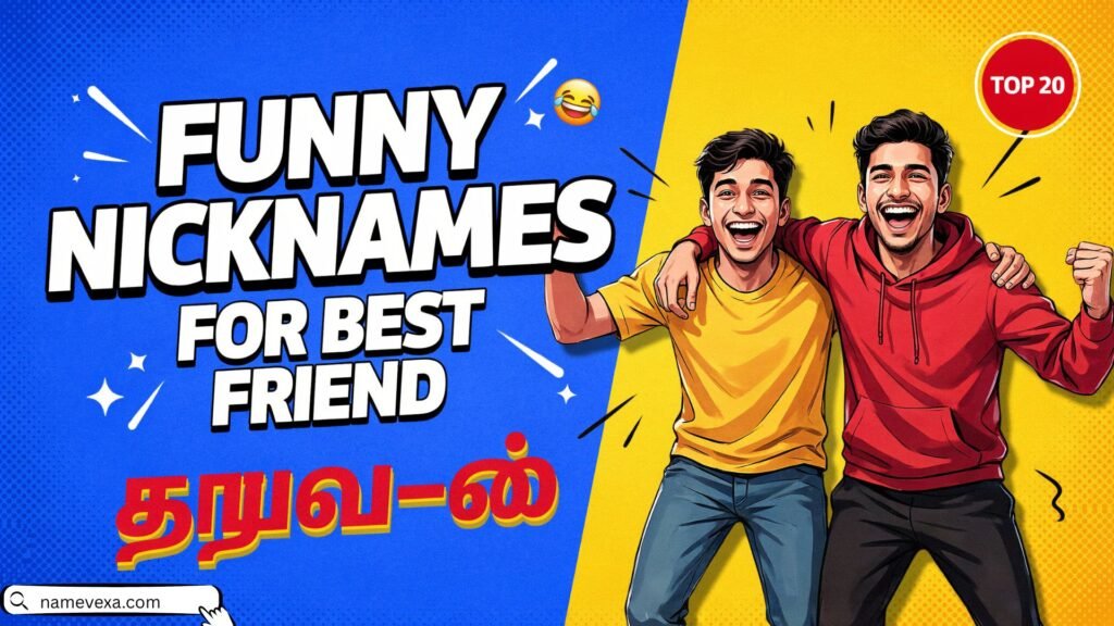 Funny Nicknames For Best Friend In Tamil