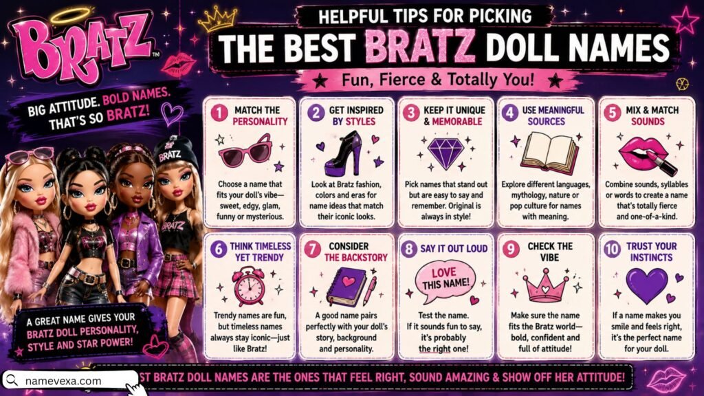 Helpful Tips for Picking the Best Bratz Doll Names