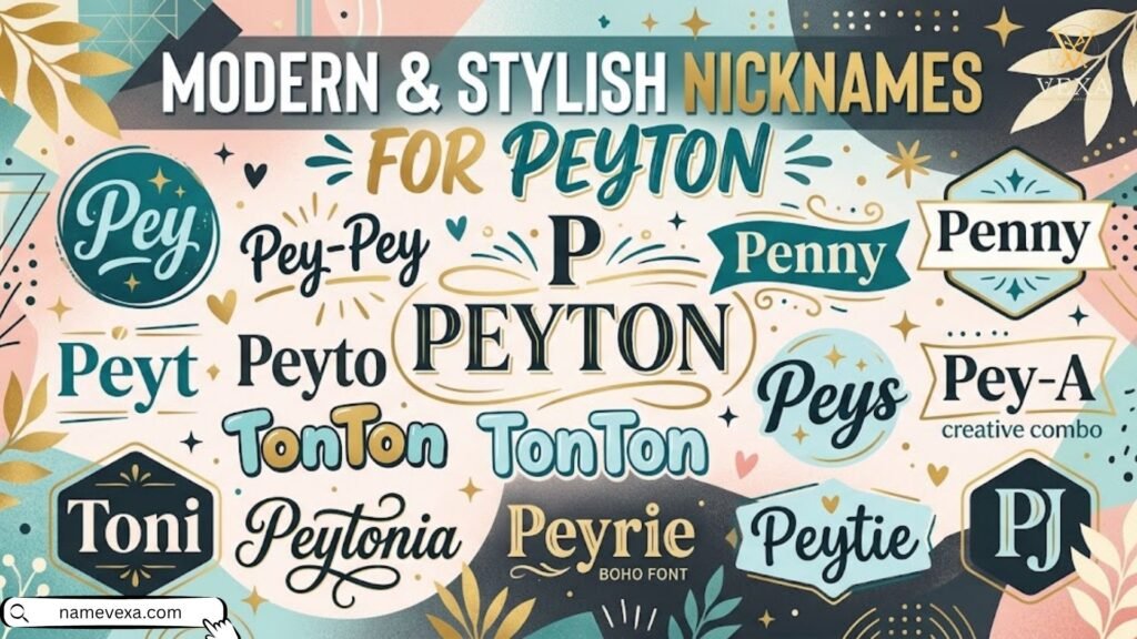 Modern & Stylish Nicknames for Peyton