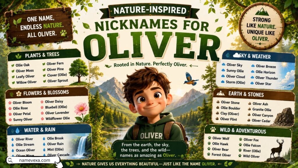 Nature-Inspired Nicknames For Oliver