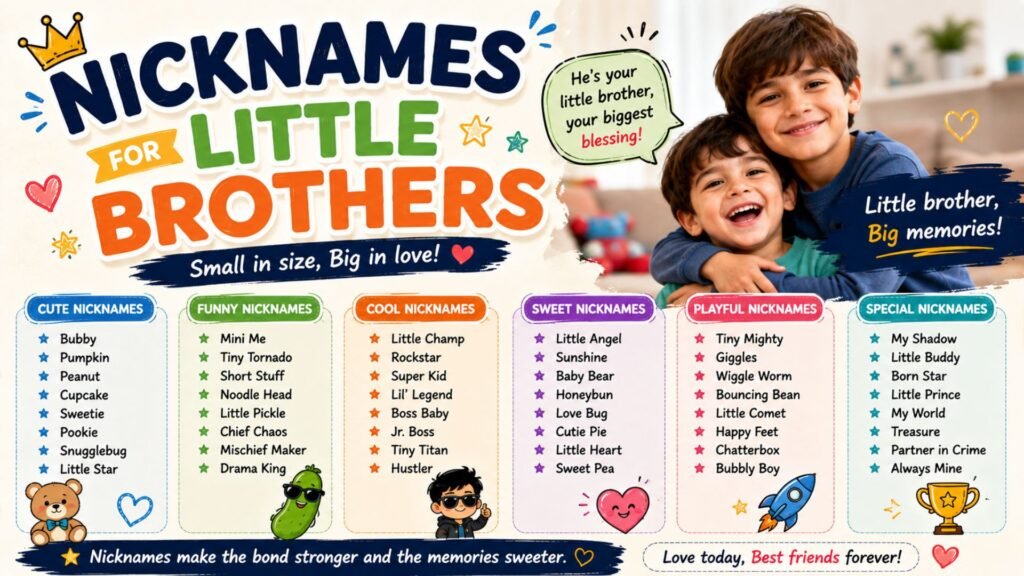 Nicknames For Little Brothers