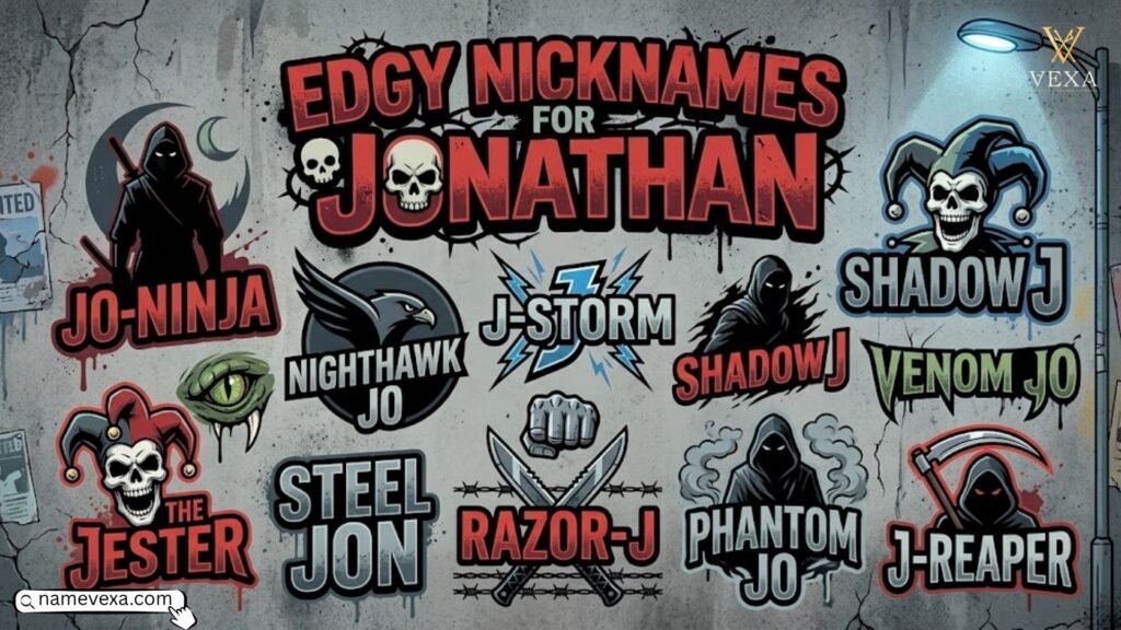Edgy Nicknames for Jonathan