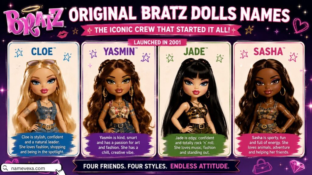 Original Bratz Dolls Names