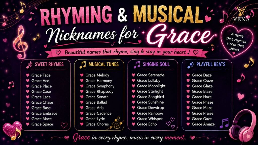 Rhyming & Musical Nicknames for Grace