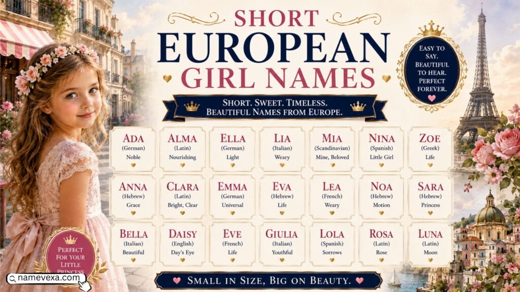 Short European Girl Names
