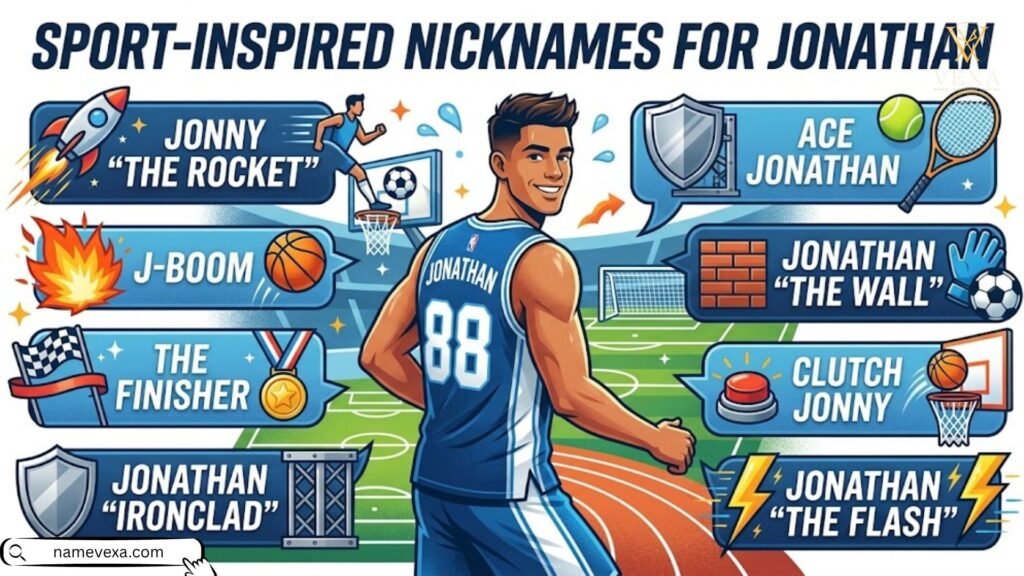 Sport Inspired Nicknames For Jonathan