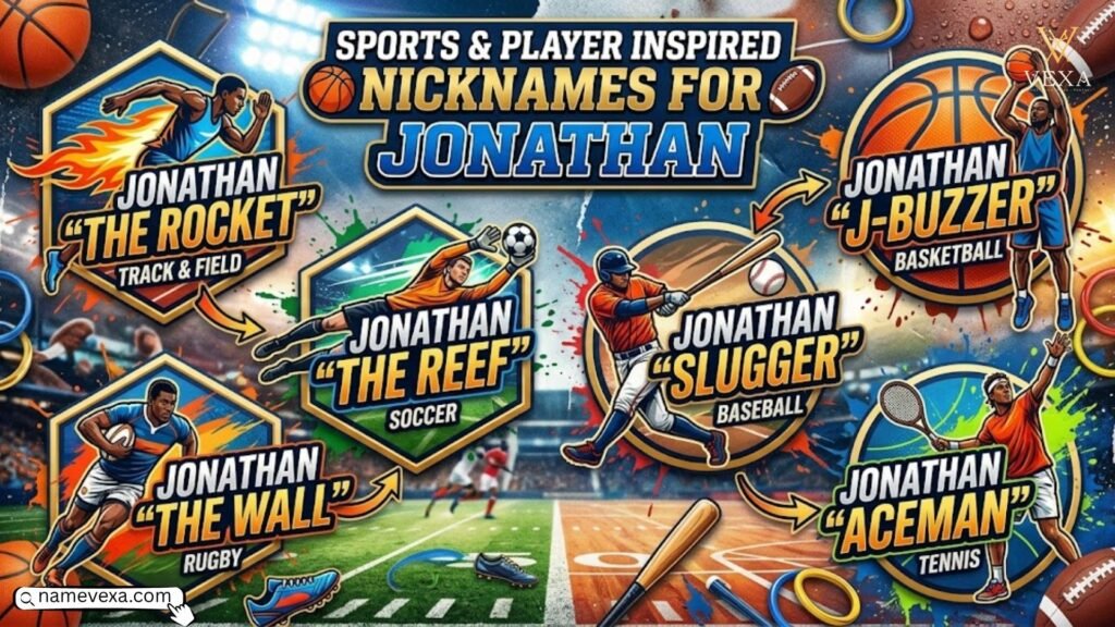 Sports & Player Inspired Nicknames for Jonathanfor Jonathan