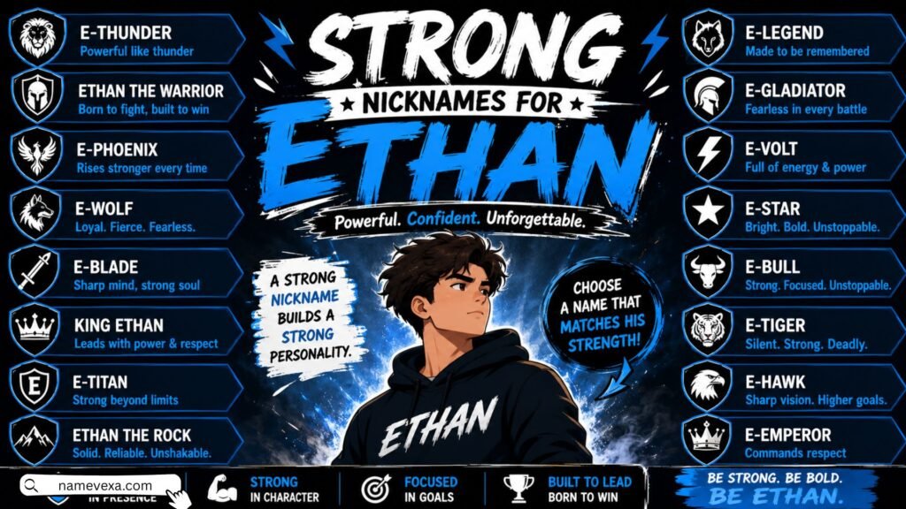 Strong Nicknames for Ethan