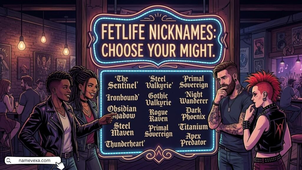 Strong Nicknames for FetLife