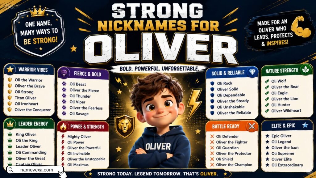 Strong Nicknames for Oliver