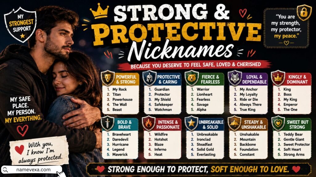 Strong and Protective Nicknames
