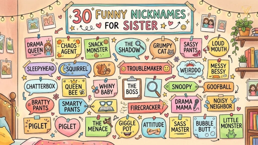 30 Funny Nicknames for Sister