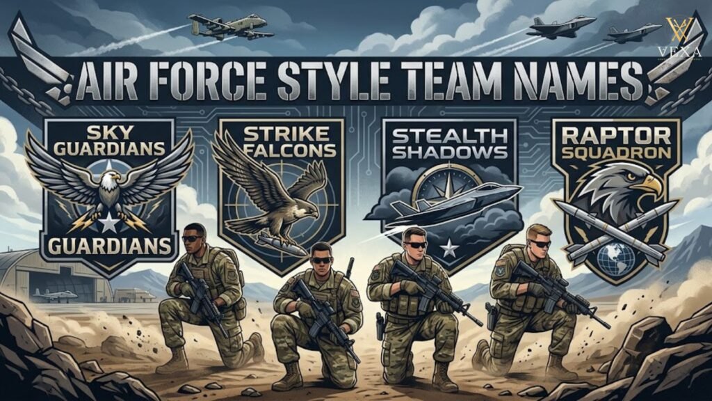 Air Force Style Team Names