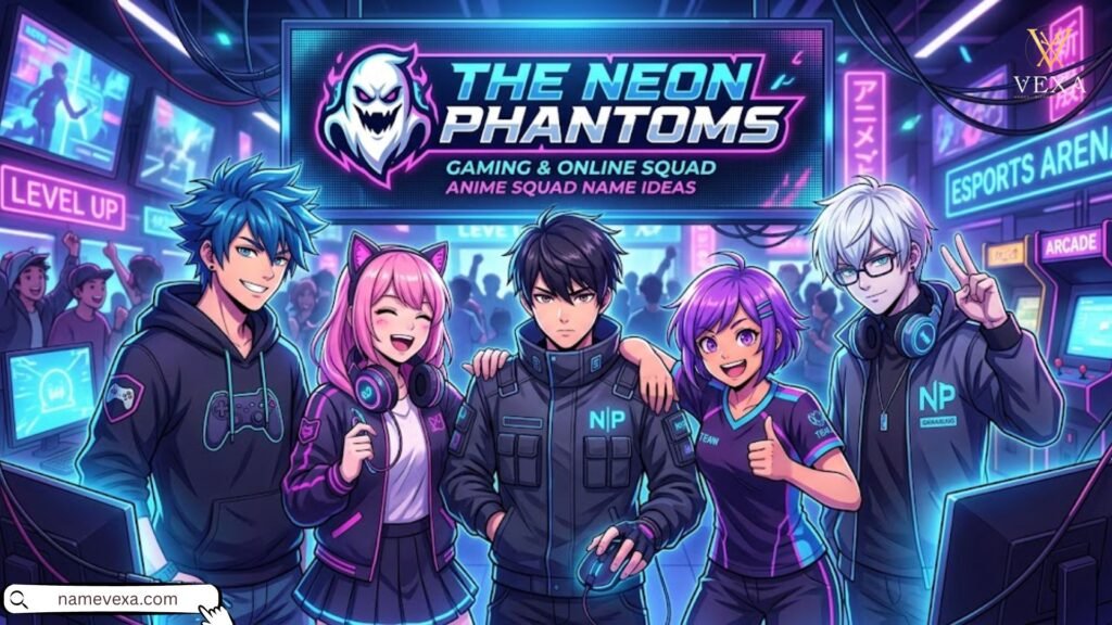 Anime Squad Name Ideas for Gaming & Online Groups