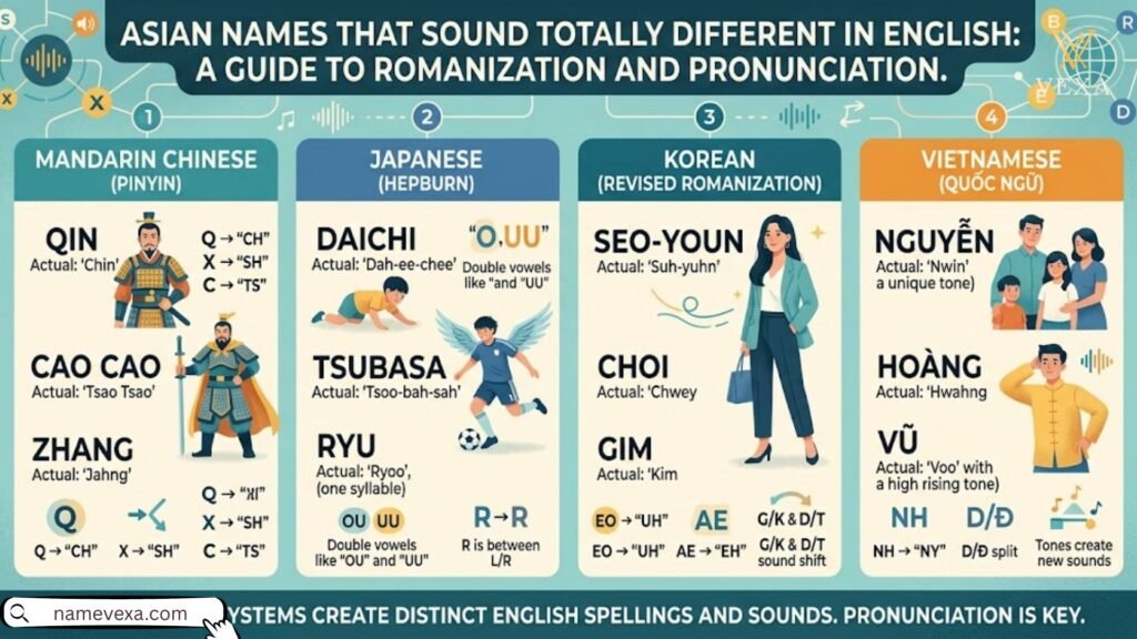 Asian Names That Sound Totally Different in English