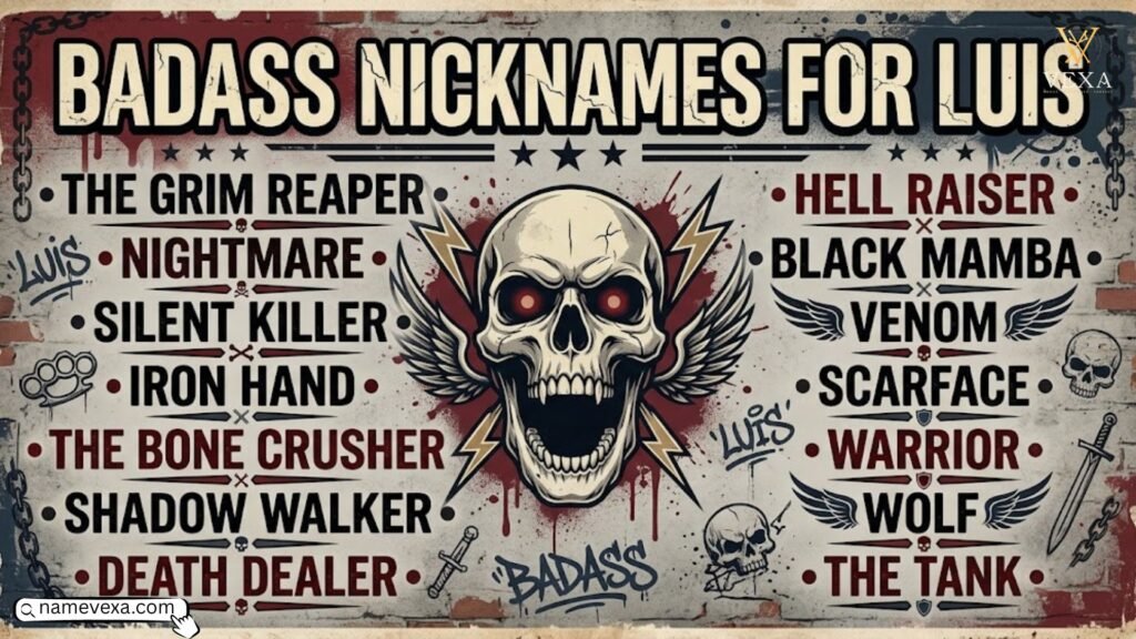 Badass Nicknames for Luis