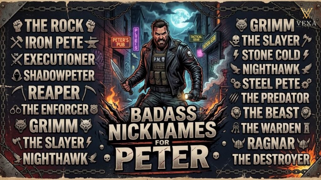Badass Nicknames for Peter
