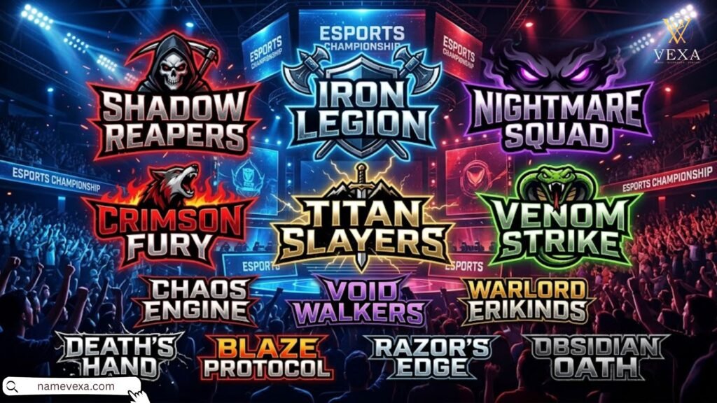 Badass and Powerful Esport Names