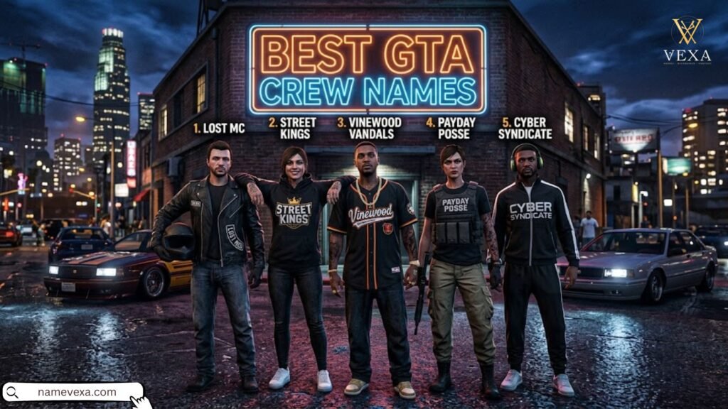 Best GTA Crew Names