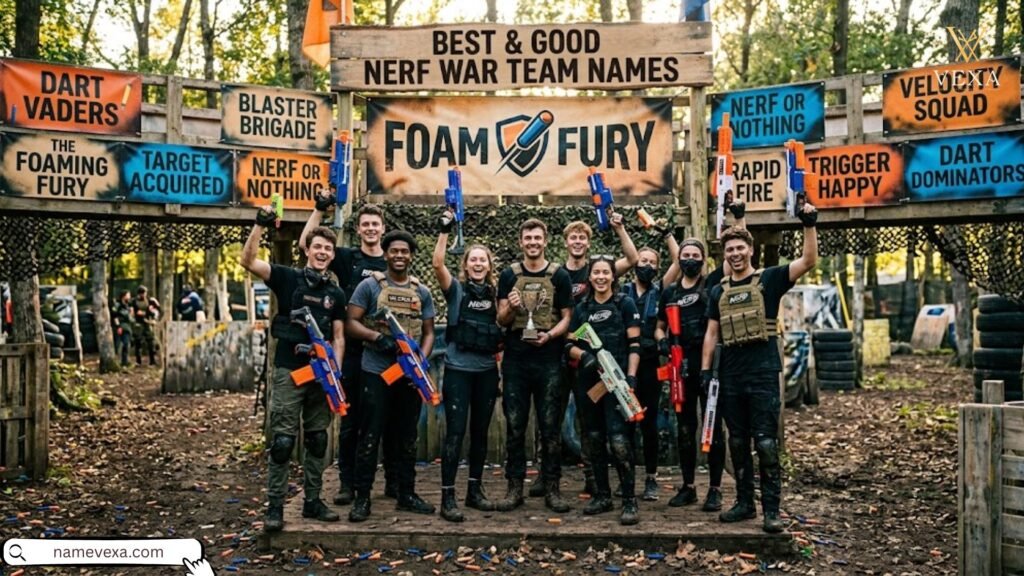 Best & Good Nerf War Team Names