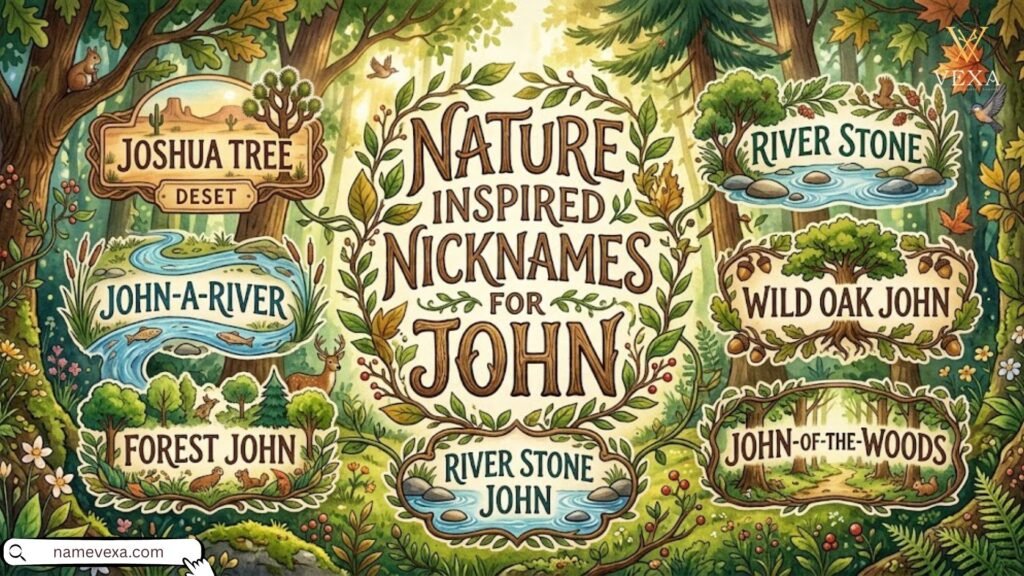 Nature Inspired Nicknames For John