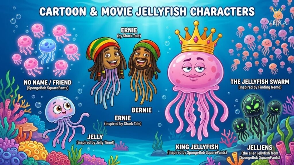 Cartoon & Movie Character Jellyfish Names