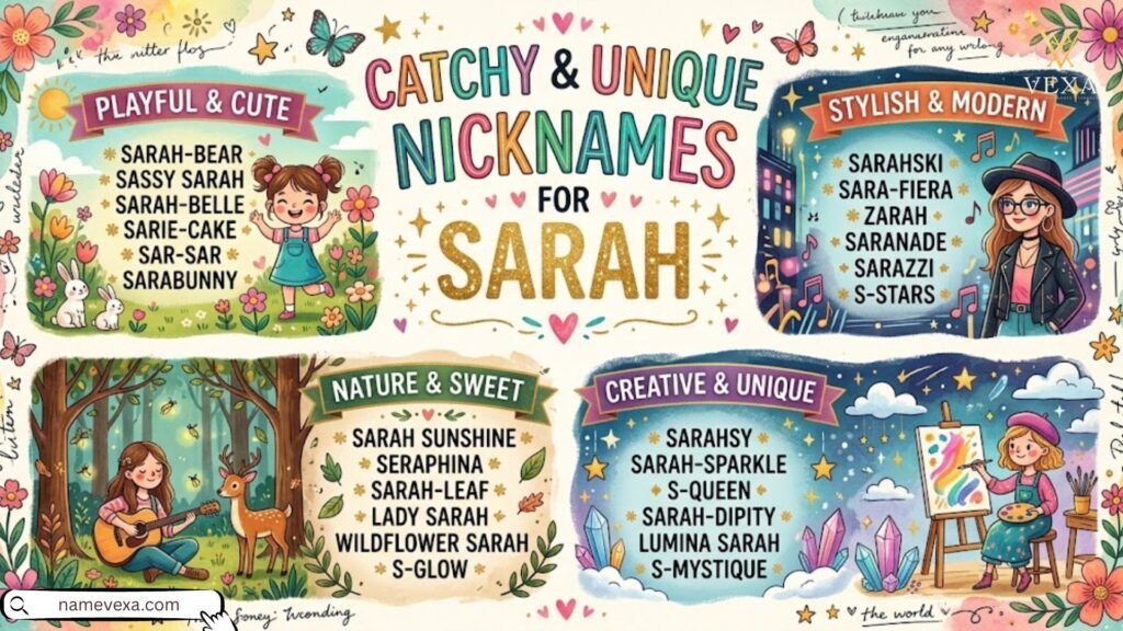 Catchy & Unique Nicknames for Sarah