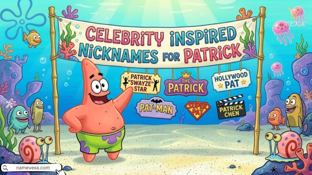 Celebrity Inspired Nicknames for Patrick