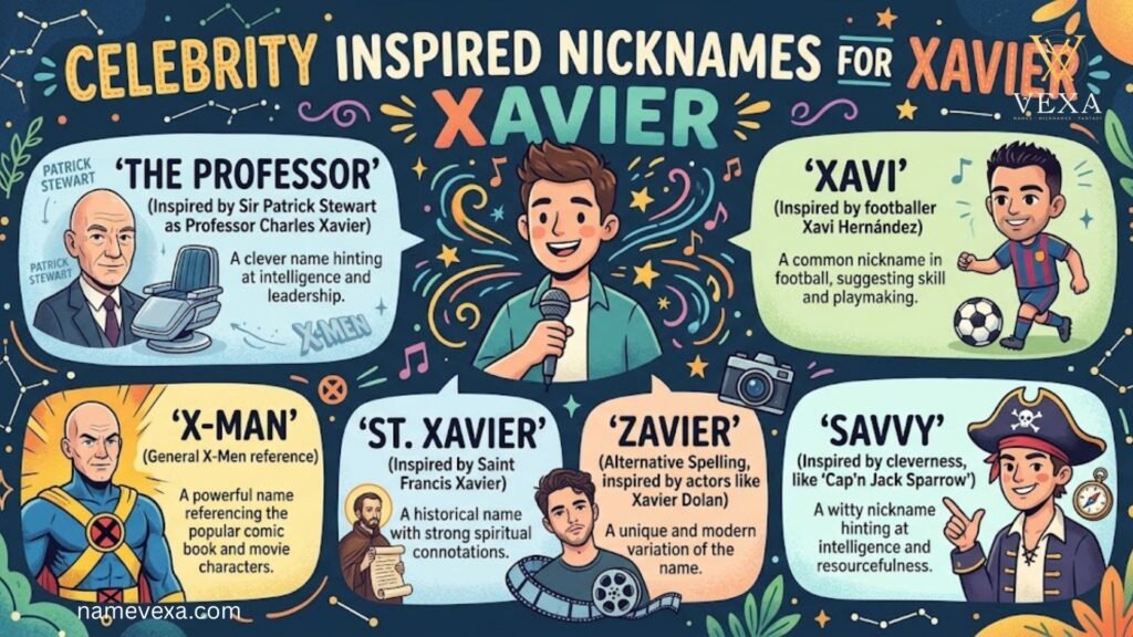 Celebrity Inspired Nicknames for Xavier