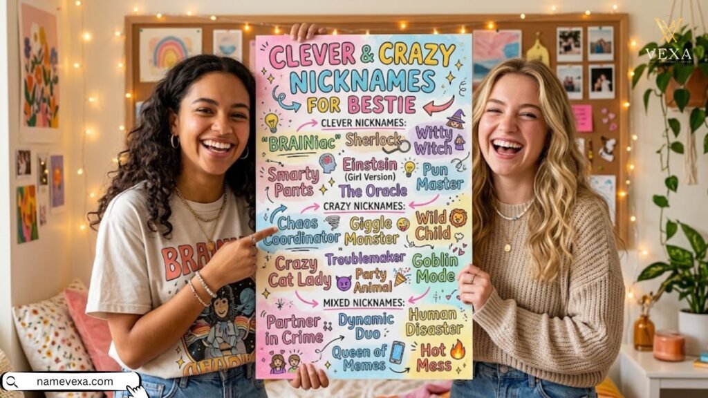 Clever & Crazy Nicknames for Bestie