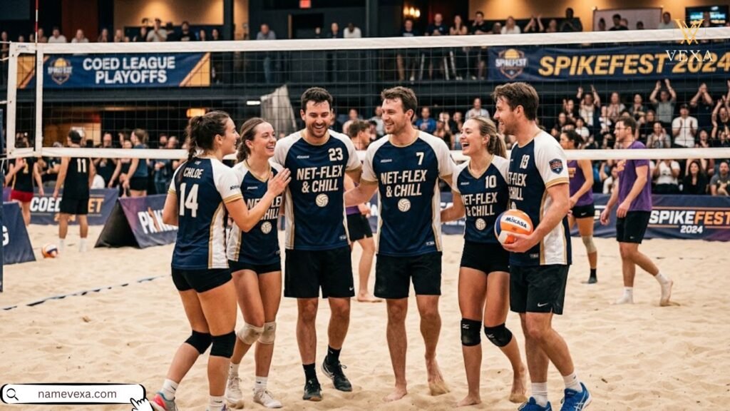 Coed Volleyball Team Names