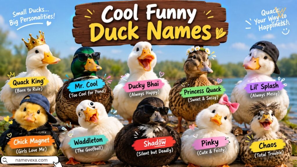 Cool Funny Duck Names